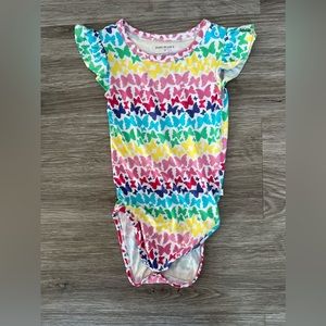 Posh Peanut Rainbow Butterfly Bodysuit